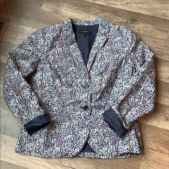 Talbots Jackets & Blazers - Lightweight Talbots floral blazer